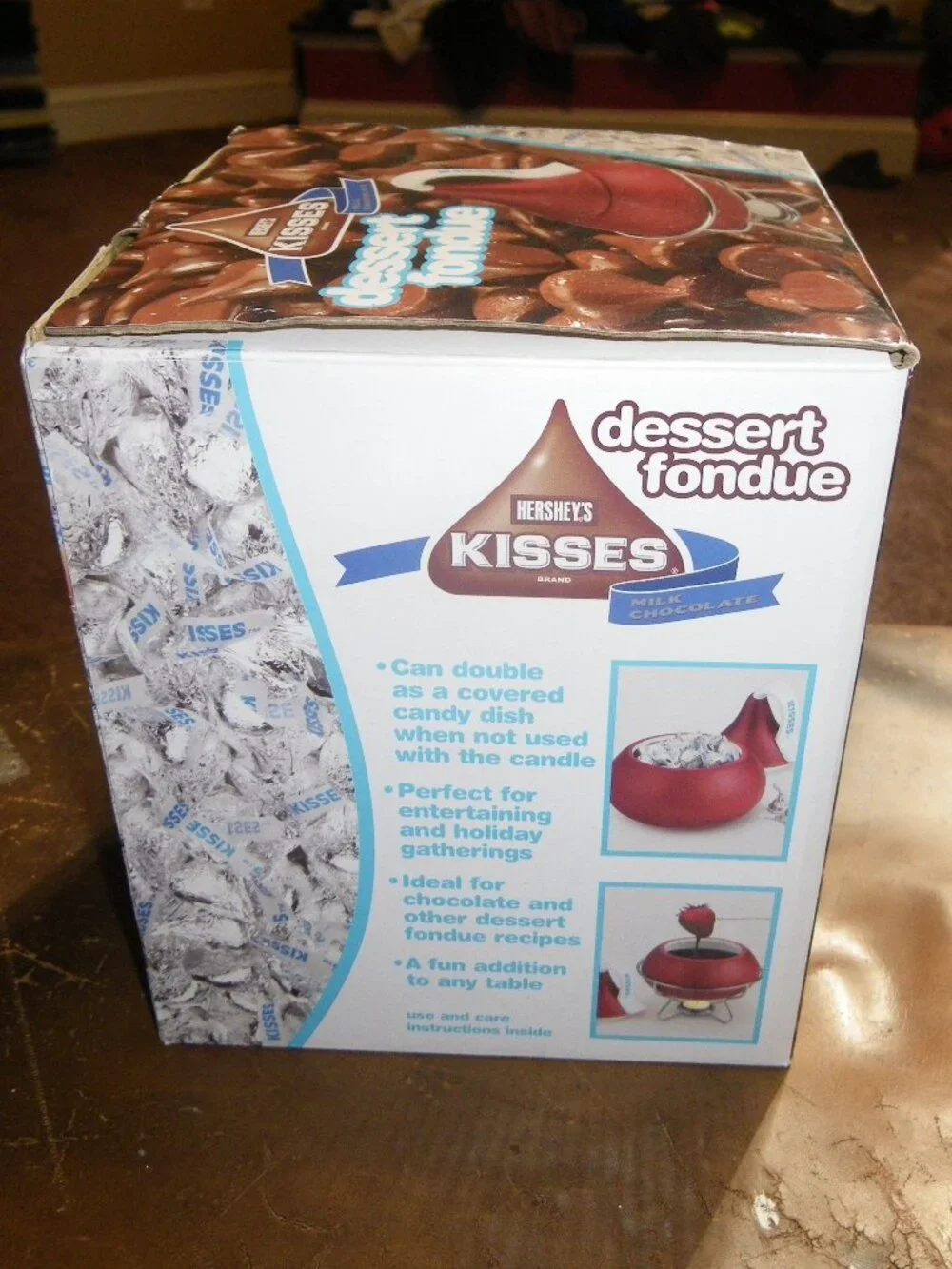 Vintage Hershey's Kisses Chocolate Dessert Fondue Set (2004) New In Box
